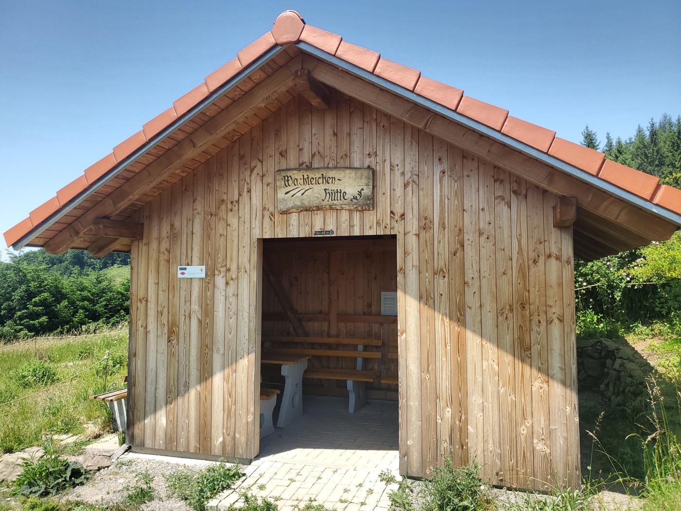 Originalfoto der Wachteichenhütte
